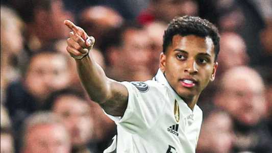 Rodrygo marcou os dois gols da vitória do Real Madrid