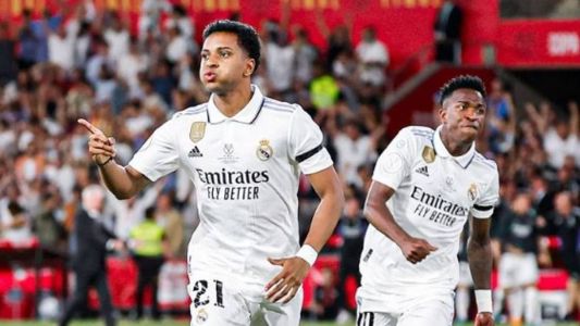 Rodrygo marcou os dois gols do Real Madrid na conquista da Copa do Rei