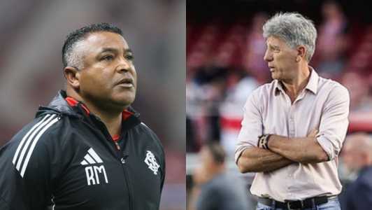 Roger Machado e Renato Gaúcho se enfrentam no Beira-Rio