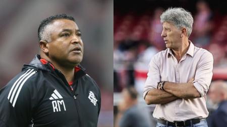 Roger Machado e Renato Gaúcho se enfrentam no Beira-Rio