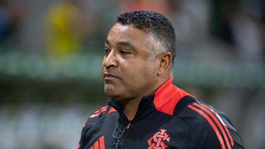 Roger Machado, técnico do Internacional, em partida contra o Palmeiras
