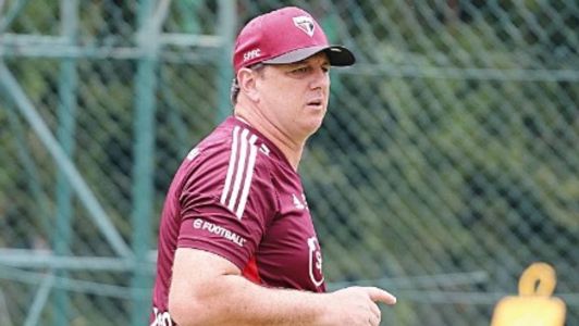 Rogério Ceni, técnico do Tricolor Paulista, disse que Lucas Moura 'não vem'