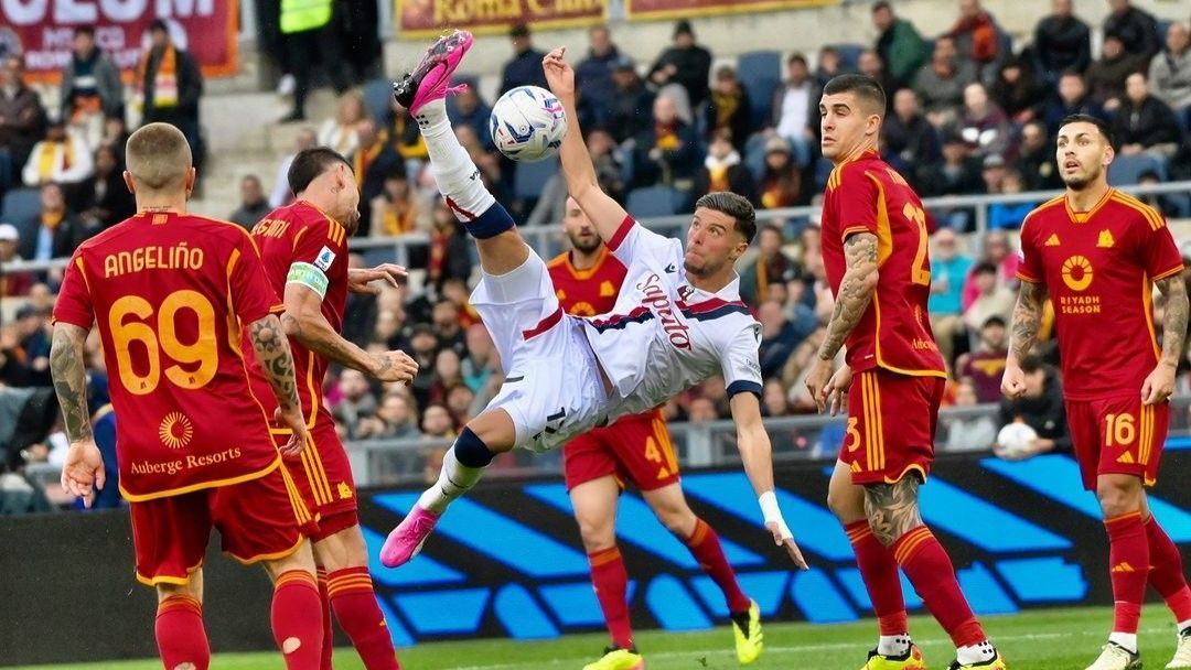 Roma é superada pelo Bologna, que abre vantagem no G4 do Italiano
