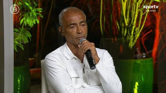 Romário durante participação no programa Boleiragem, do sportv