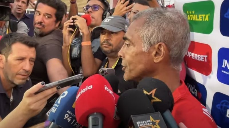 Romário vê punição justa para Gabigol, mas não vê falta de respeito com o Flamengo