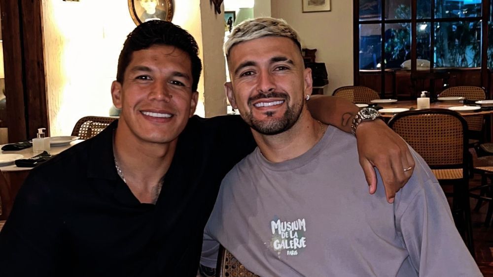 Ídolos do Cruzeiro, Romero e Arrascaeta se encontram em pausa da Data Fifa