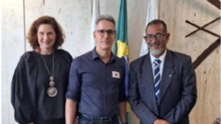 Romeu Zema e secretária de Desenvolvimento Social se reuniram com representante do Ministério do Trabalho em MG