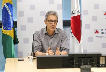 O governador de Minas Gerais, Romeu Zema