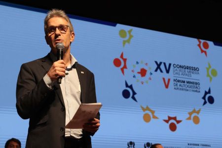 O governador de Minas Gerais, Romeu Zema