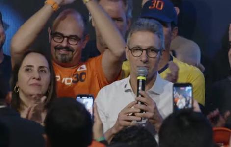 Governador Romeu Zema afirmou que sua eleição para Presidência vai representar o fim do governo do PT no Brasil