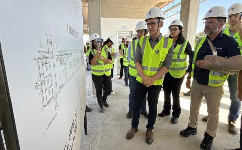 Governador Romeu Zema visitou as obras na nova estação Novo Eldorado do metrô