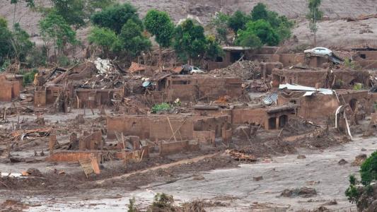 Rompimento da Barragem de Fundão, em Mariana