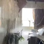 Vídeo: adutora da Copasa rompe e 'cachoeira' invade casas em Contagem, na Grande BH