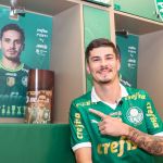 Reforço do Palmeiras se empolga com elenco: 'Só via no videogame'