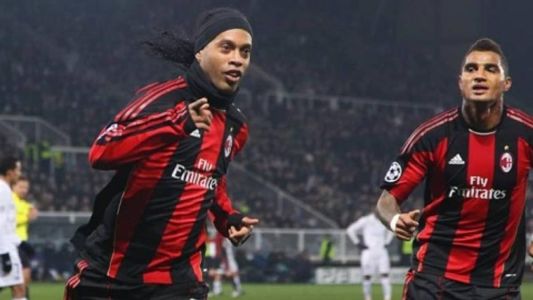 Ronaldinho e Kevin-Price Boateng