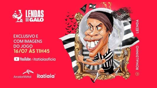 Ronaldinho Gaúcho é uma das Lendas do Galo