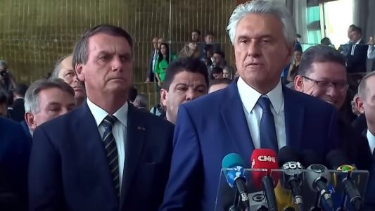 Ronaldo Caiado declarou apoio ao presidente Jair Bolsonaro