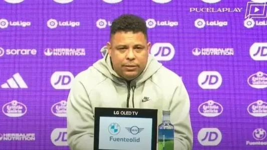 Ronaldo comentou sobre os cânticos racistas da torcida do Valladolid neste domingo (8)