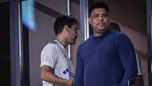Ronaldo durante derrota do Cruzeiro para o Fluminense