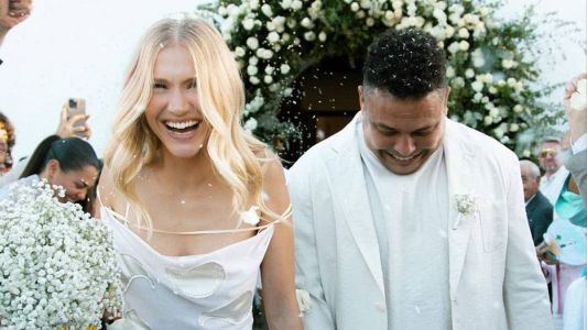 Ronaldo e Celina se casaram na Espanha