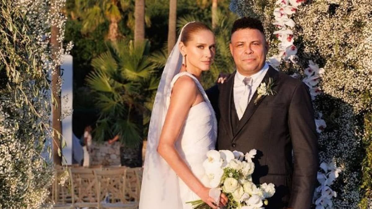 Casamento de Ronaldo foi em casa, para 300 convidados; saiba detalhes
