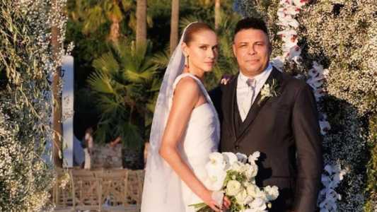 Ronaldo e Celina se casaram na última sexta-feira (29)