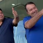 Cruzeiro x Santos: Ronaldo e Pedro Lourenço assistem juntos ao jogo no Horto
