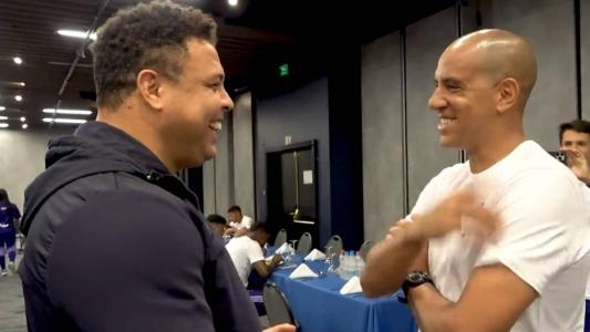 Ronaldo e Pepa em encontro neste sábado em São Paulo