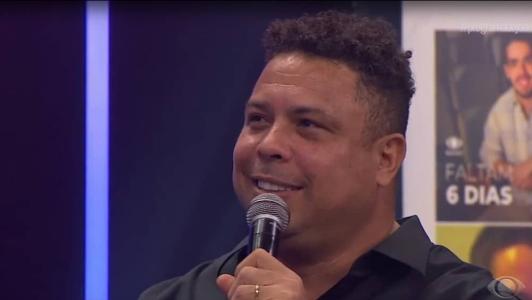 Ronaldo em participação no Programa do João, da Band