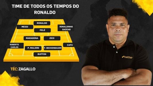 Ronaldo escolhe time dos sonhos