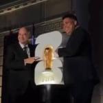 Ronaldo participa de lançamento da marca da Copa do Mundo de 2026; veja