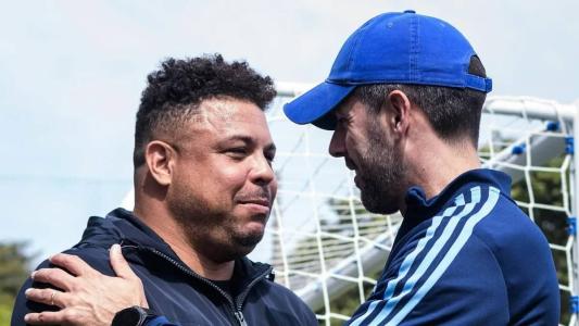 Ronaldo e Pezzolano na época de Cruzeiro • Gustavo Aleixo/Cruzeiro