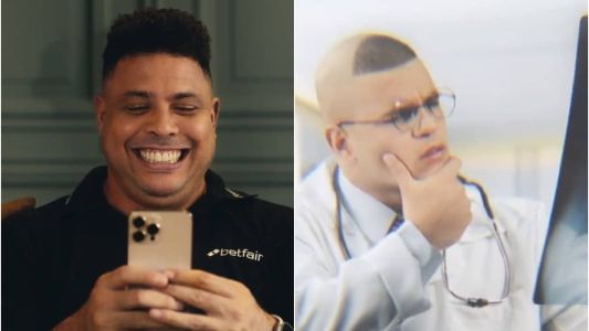 Ronaldo reagiu a ele em outras profissões, como médico, no 'RonaldoVerso'