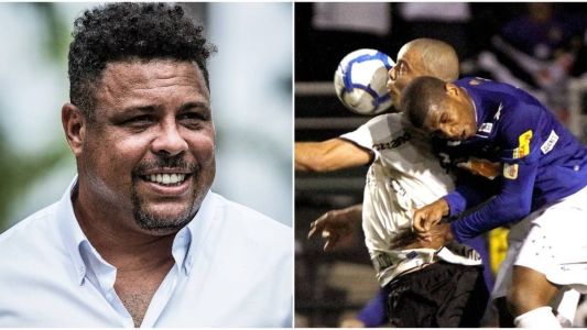 Ronaldo se envolveu em pênalti polêmico contra o Cruzeiro, em 2011