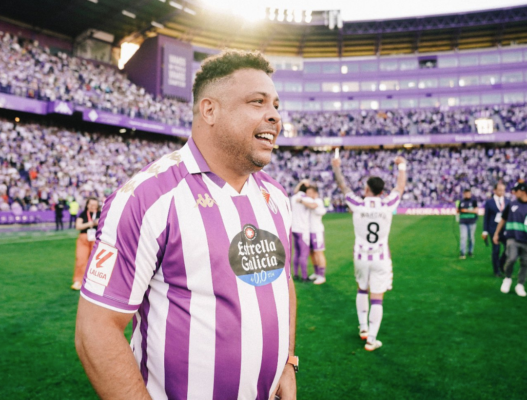 Ronaldo manda recado à torcida do Real Valladolid após acesso à LaLiga