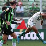 América é goleado pelo Palmeiras e chega ao sétimo jogo sem vitória no Brasileirão