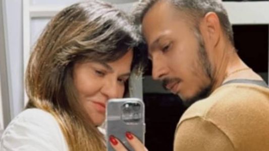 Rosalba Nagle e o namorado Bruno Shina