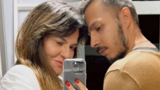 Rosalba Nagle e o namorado Bruno Shina