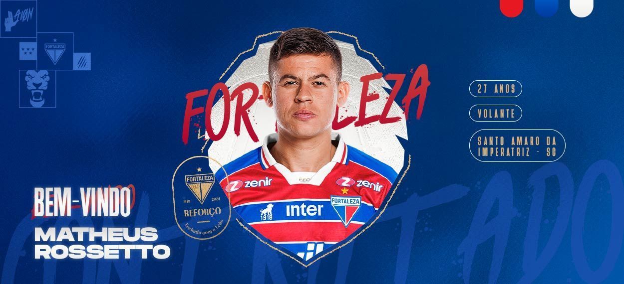 Fortaleza anuncia a contratação de volante que estava em liga dos Estados Unidos