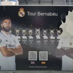 Poster de Vini Jr. é vandalizado no Santiago Bernabéu