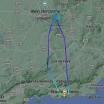 Avião da Latam não consegue pousar em Confins e volta para Santos Dumont no Rio de Janeiro   
