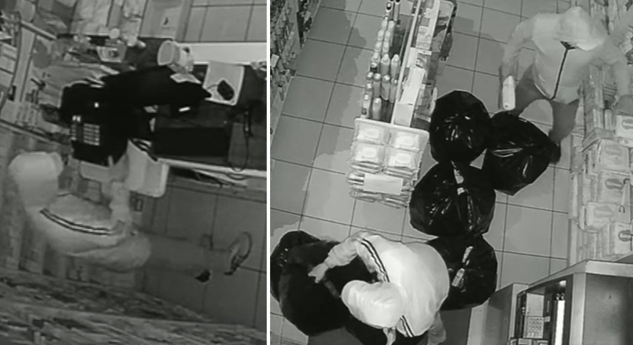 Vídeo: ladrões 'fazem a limpa' em farmácia em BH e deixam prejuízo de R$ 60 mil