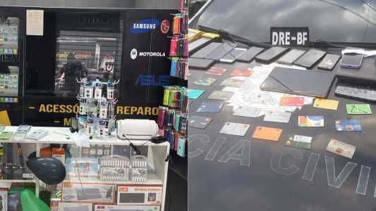 Roubo e desbloqueio de celulares: polícia faz megaoperação em MG, SP, RJ e outros oito estados