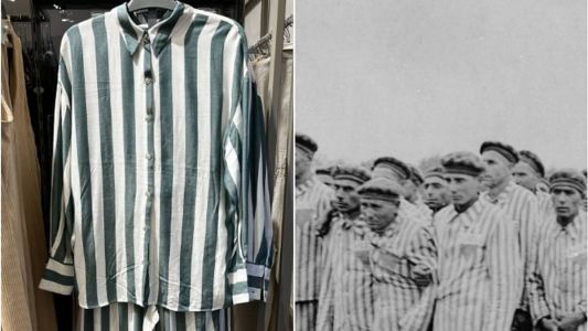 Roupa foi comprada ao uniforme usado por pessoas aprizionadas em campos de concentração nazistas