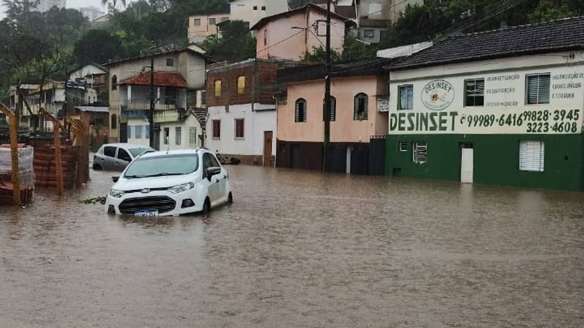 Varginha: sete pessoas ficam desalojadas após forte chuva