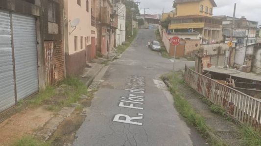Rua onde a tentativa de feminicídio aconteceu, no bairro Jardim Alvorada, região Nordeste de Belo Horizonte