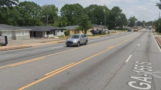 Rua onde restos mortais da criança foram encontradas pela polícia, nos Estados Unidos