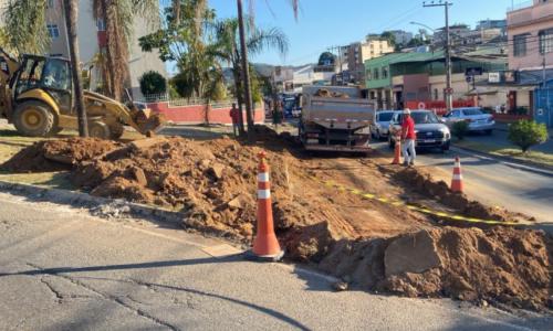 rua paracatu obras - divulgação Prefeitura de Juiz de Fora