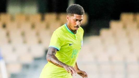 Ruan Santos em ação pela Seleção Brasileira Sub-20, no último mês