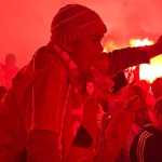 Ruas de fogo: veja a festa da torcida do Inter antes de decisão com Fluminense